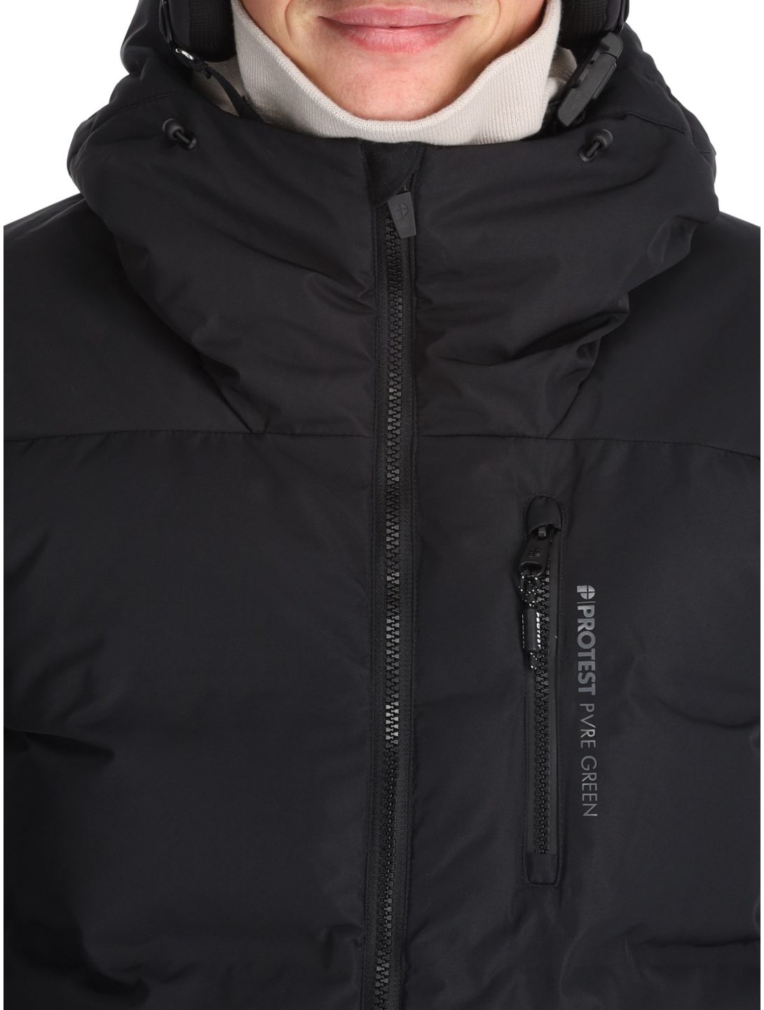 Protest, PRTSUPERIOR24 ski-jas heren True Black zwart 