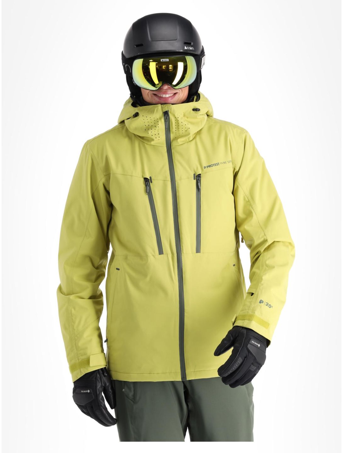 Protest, Prttimo ski-jas heren Splitpea green groen 