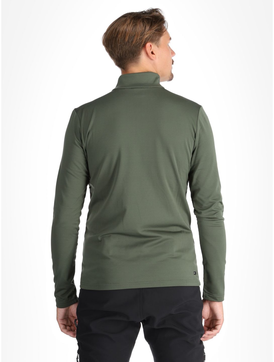 Protest, REWILL 1/4 zip top skipully heren Thyme groen 