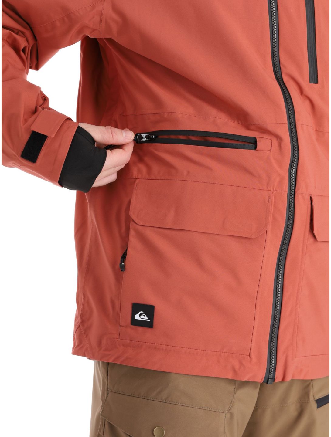 Quiksilver, Carlson ski-jas heren Marsala rood 