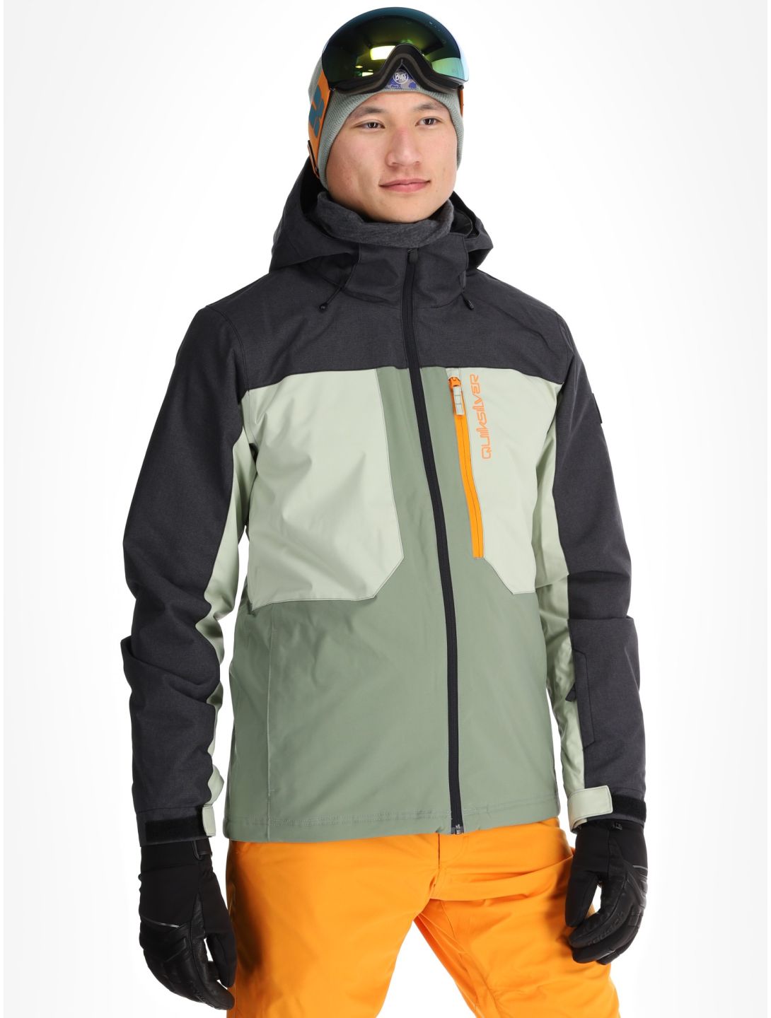 Quiksilver, Dawson ski-jas heren Sea Spray groen, zwart 