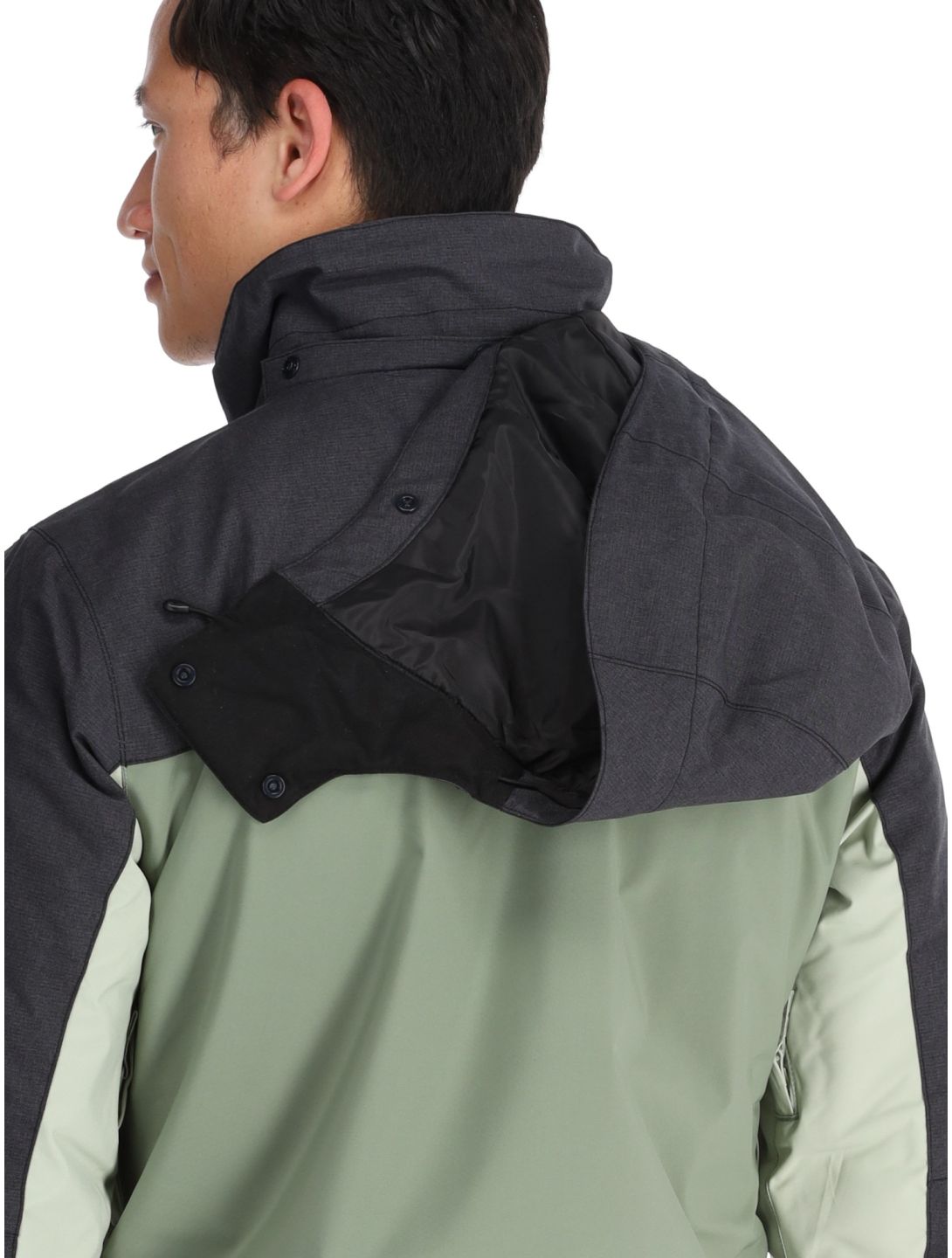 Quiksilver, Dawson ski-jas heren Sea Spray groen, zwart 