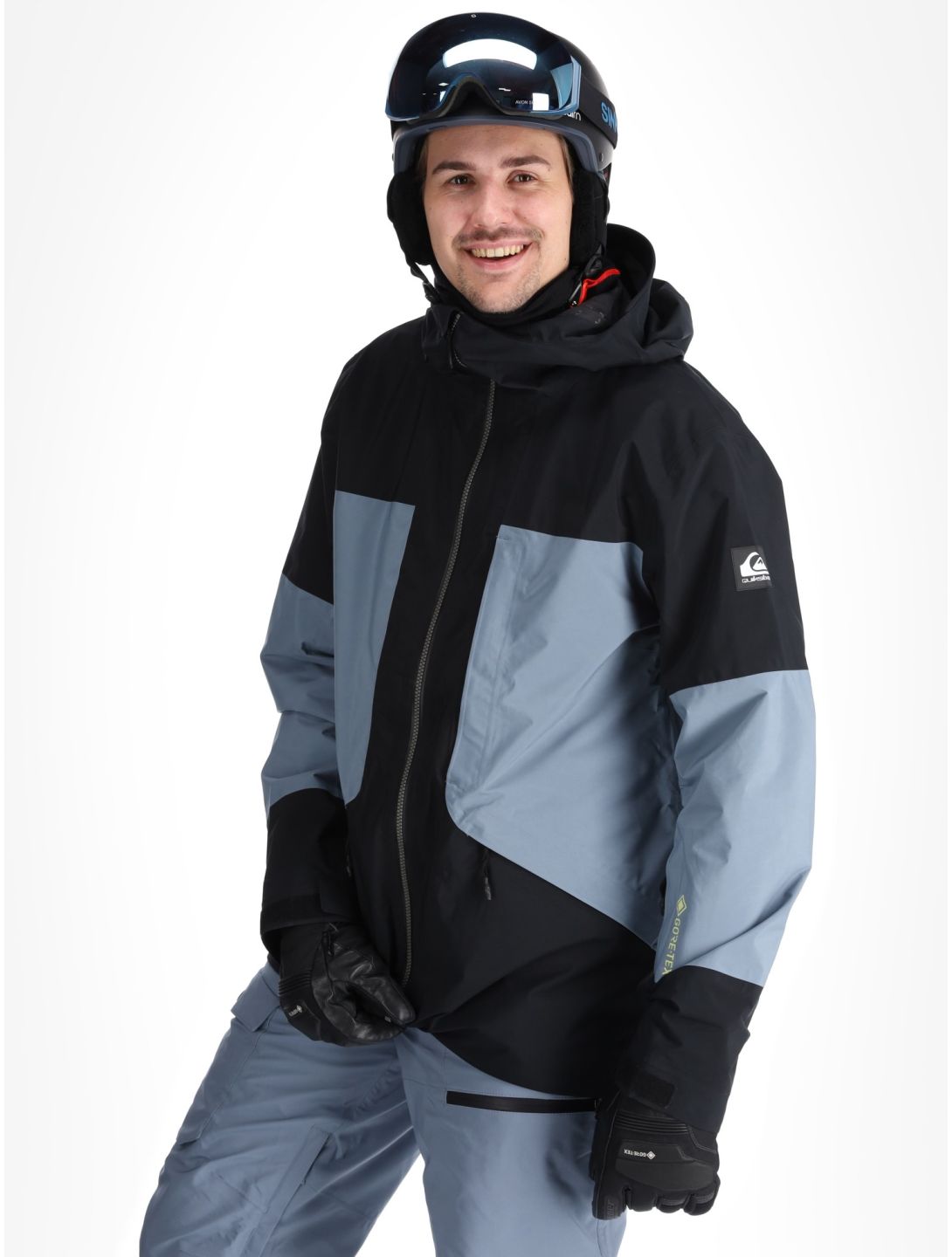 Quiksilver, Forever Strecht Gore-Tex ski-jas heren Flint Stone grijs 