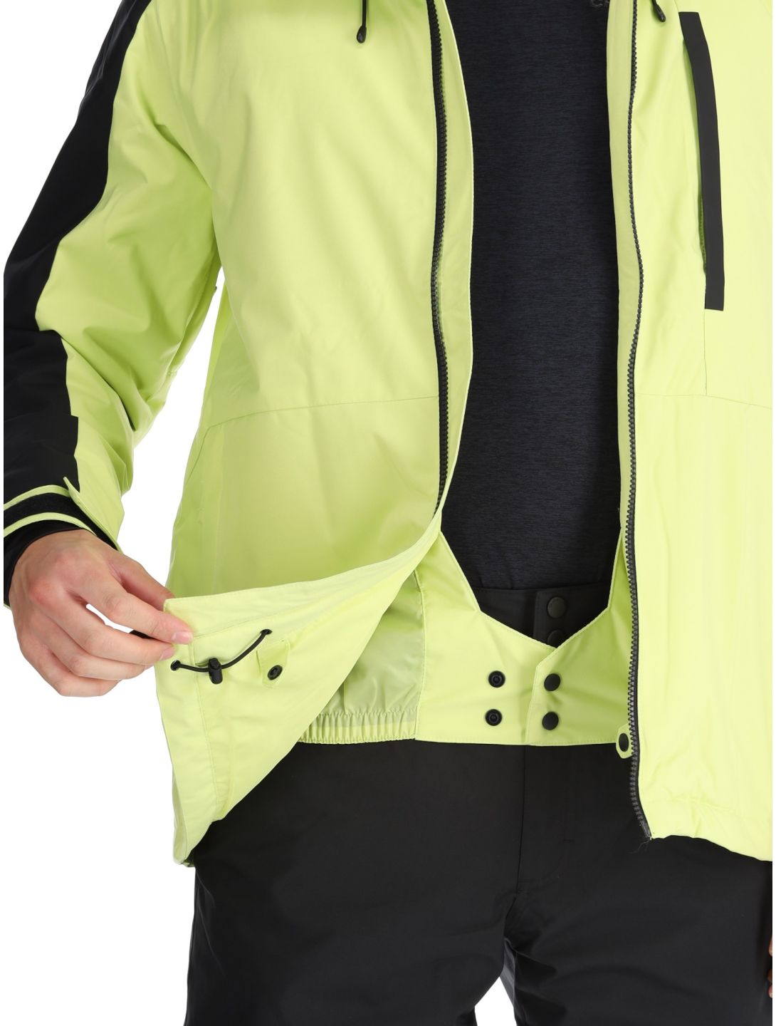 Quiksilver, Mission Block ski-jas heren Celery Green groen, zwart 