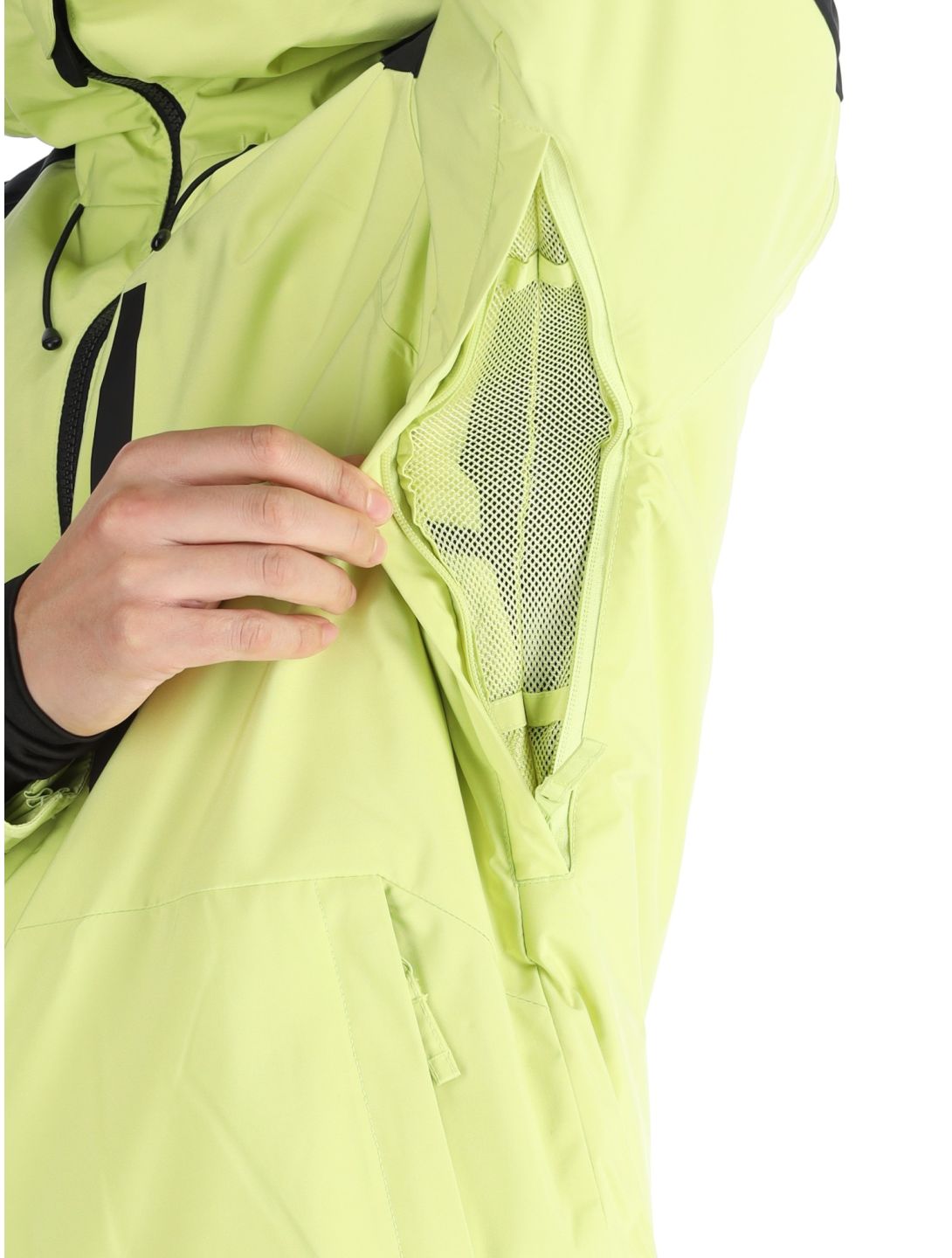 Quiksilver, Mission Block ski-jas heren Celery Green groen, zwart 