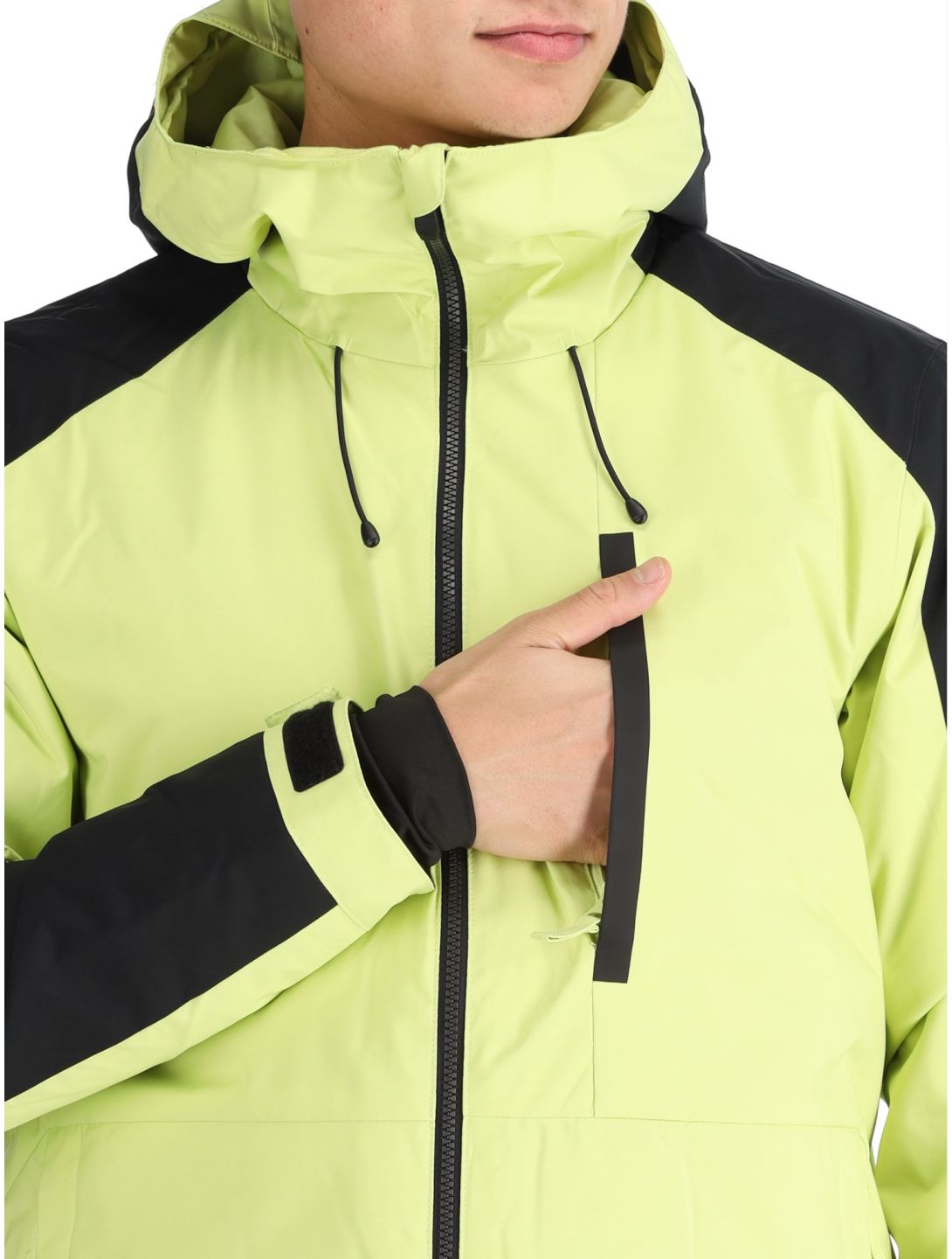 Quiksilver, Mission Block ski-jas heren Celery Green groen, zwart 