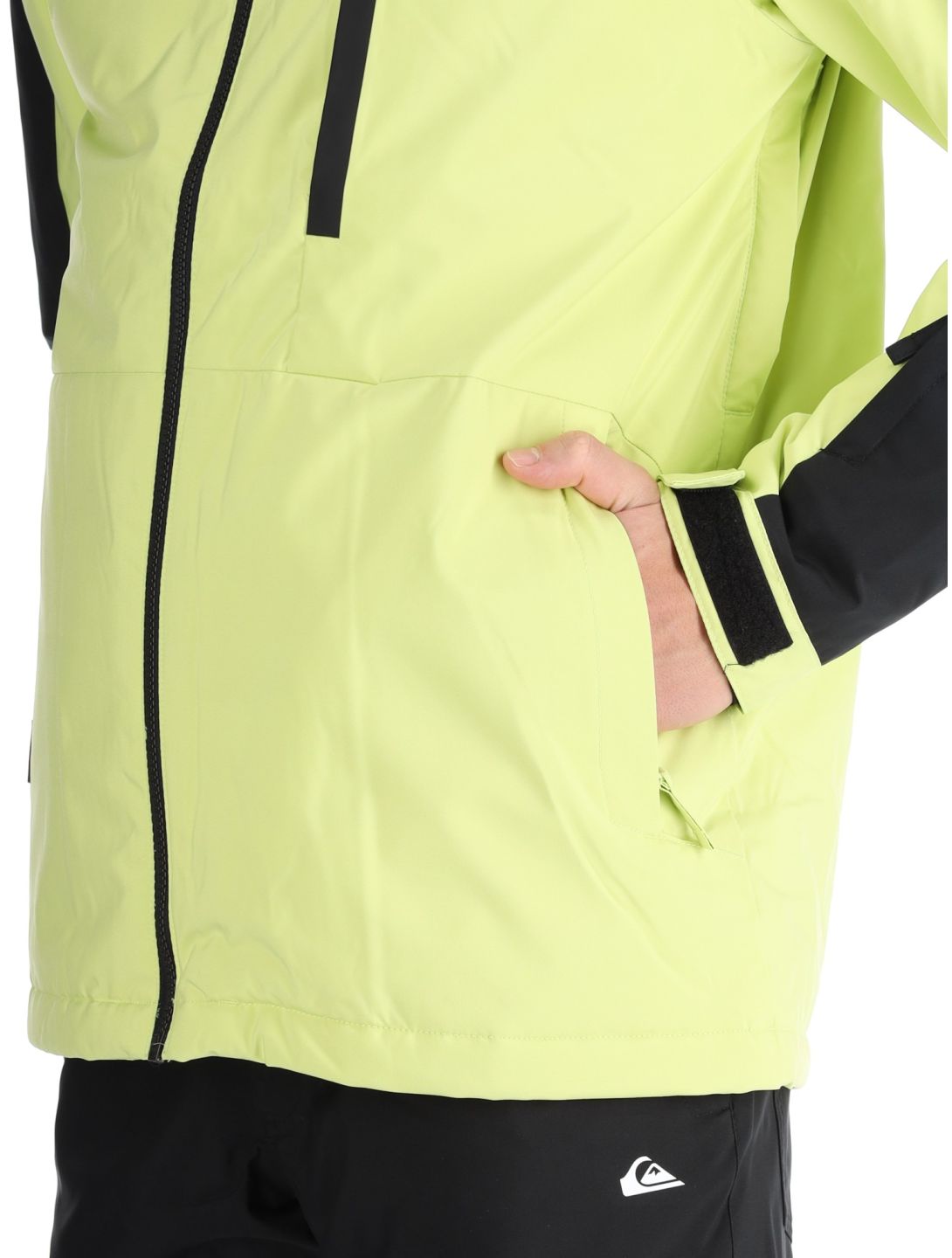 Quiksilver, Mission Block ski-jas heren Celery Green groen, zwart 