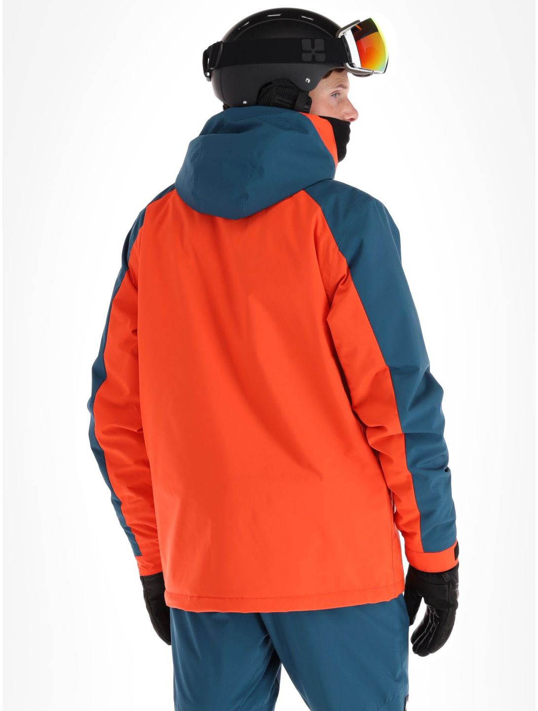 Quiksilver, Mission Block ski-jas heren Grenadine rood, zwart 