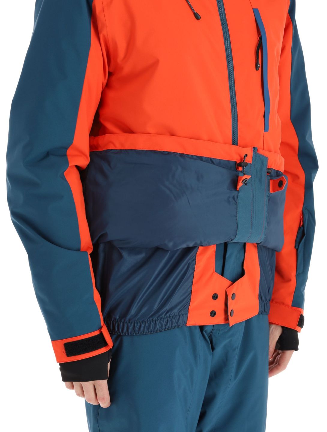 Quiksilver, Mission Block ski-jas heren Grenadine rood, zwart 