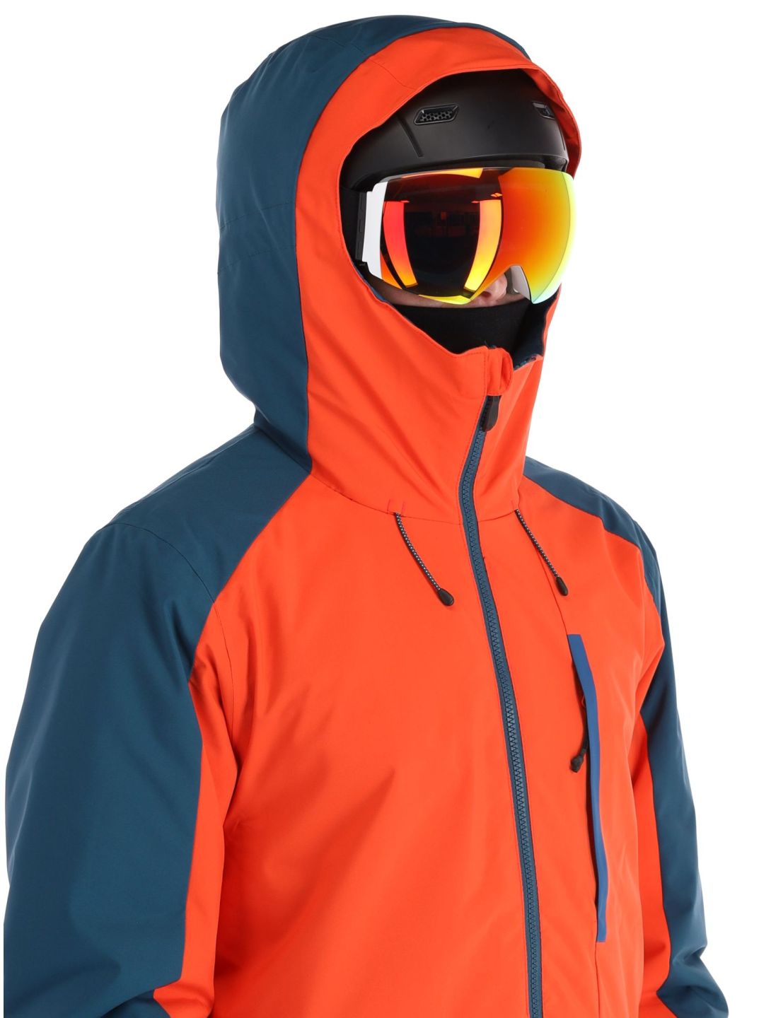 Quiksilver, Mission Block ski-jas heren Grenadine rood, zwart 