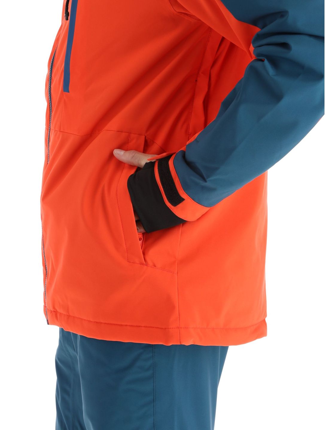 Quiksilver, Mission Block ski-jas heren Grenadine rood, zwart 