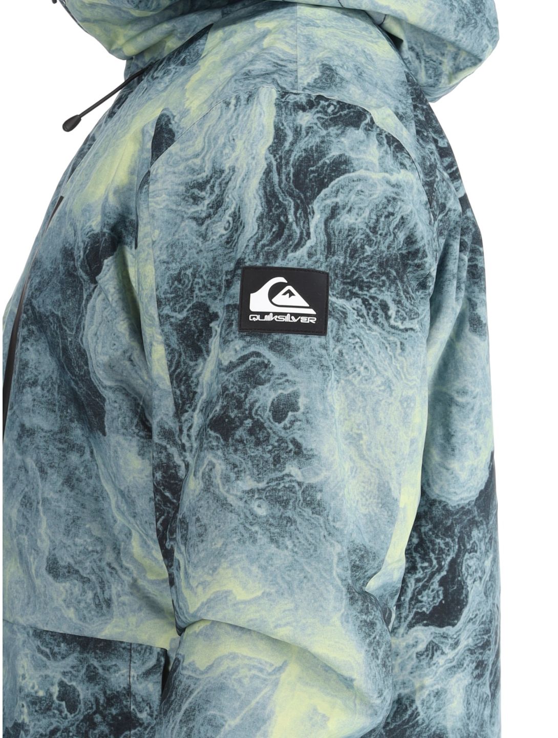 Quiksilver, Mission Printed ski-jas heren Space Stone Celery Green groen 