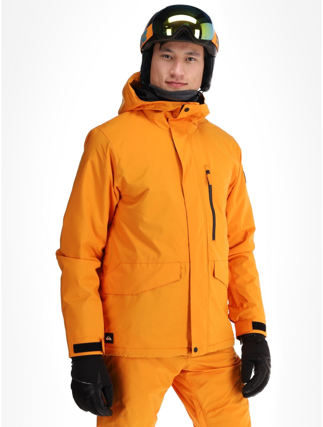 Quiksilver, Mission Solid ski-jas heren Orange Pepper oranje 