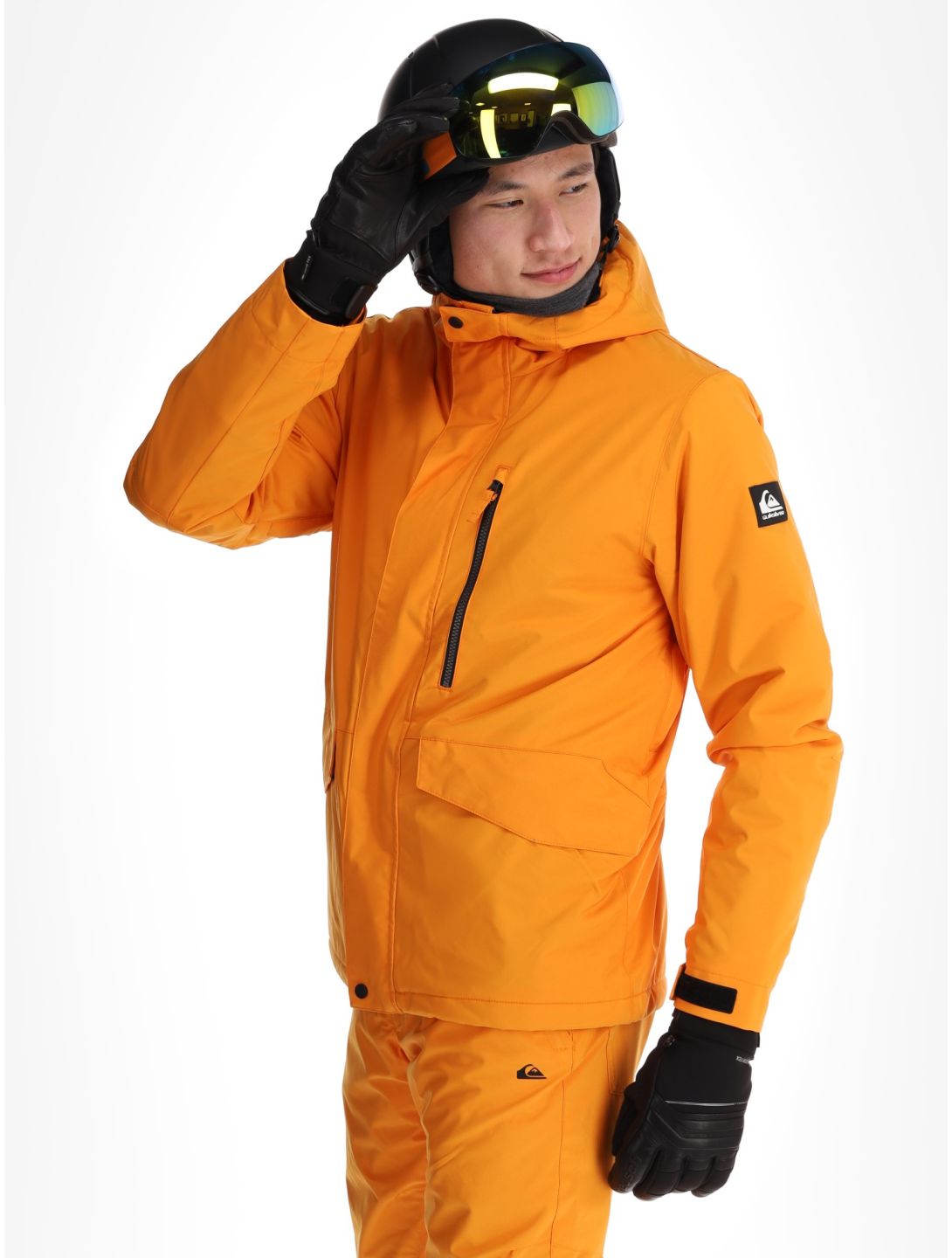 Quiksilver, Mission Solid ski-jas heren Orange Pepper oranje 