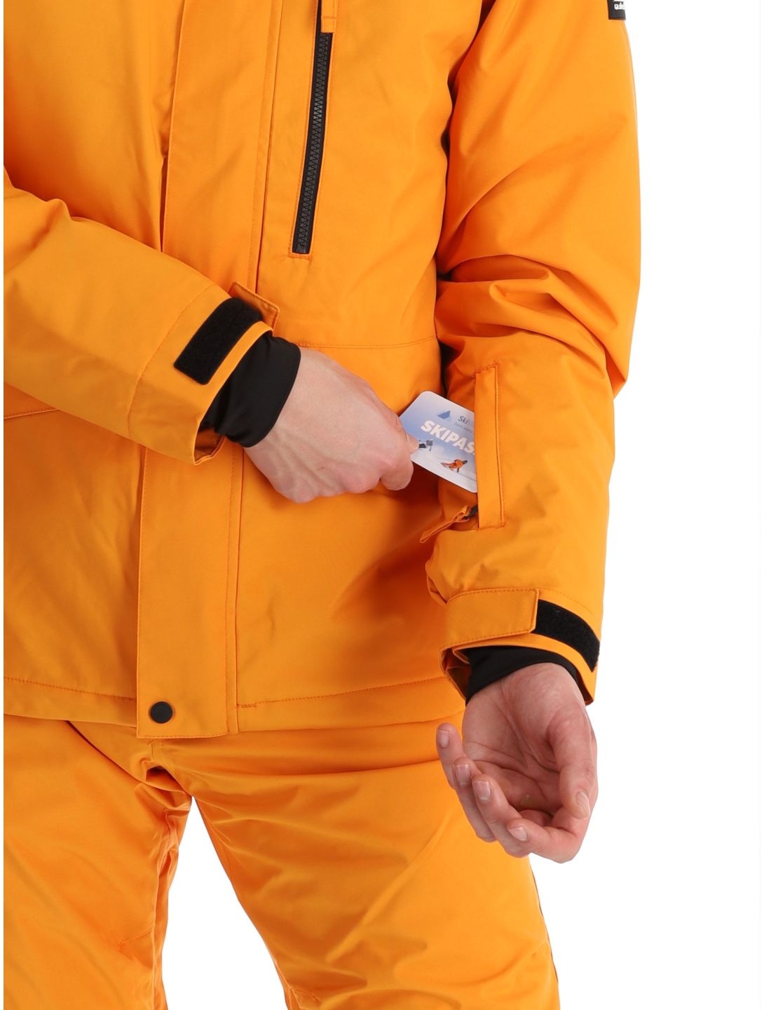 Quiksilver, Mission Solid ski-jas heren Orange Pepper oranje 