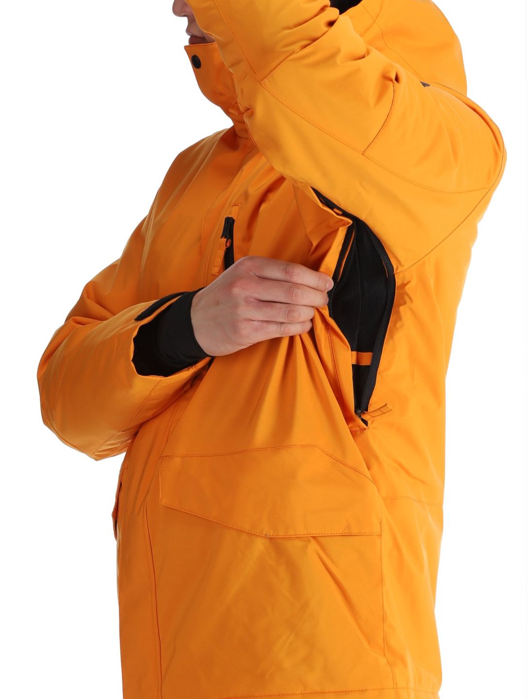 Quiksilver, Mission Solid ski-jas heren Orange Pepper oranje 