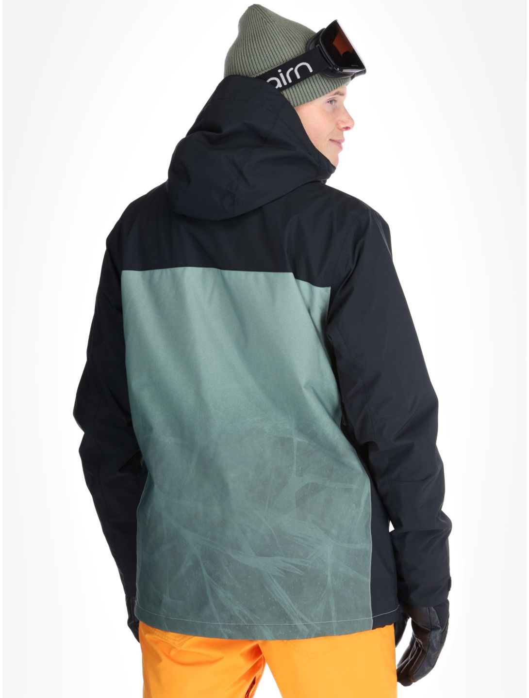 Quiksilver, Morton ski-jas heren Gradient Iced Sea Spray groen, zwart 