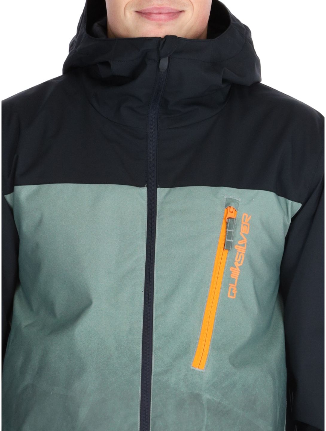 Quiksilver, Morton ski-jas heren Gradient Iced Sea Spray groen, zwart 