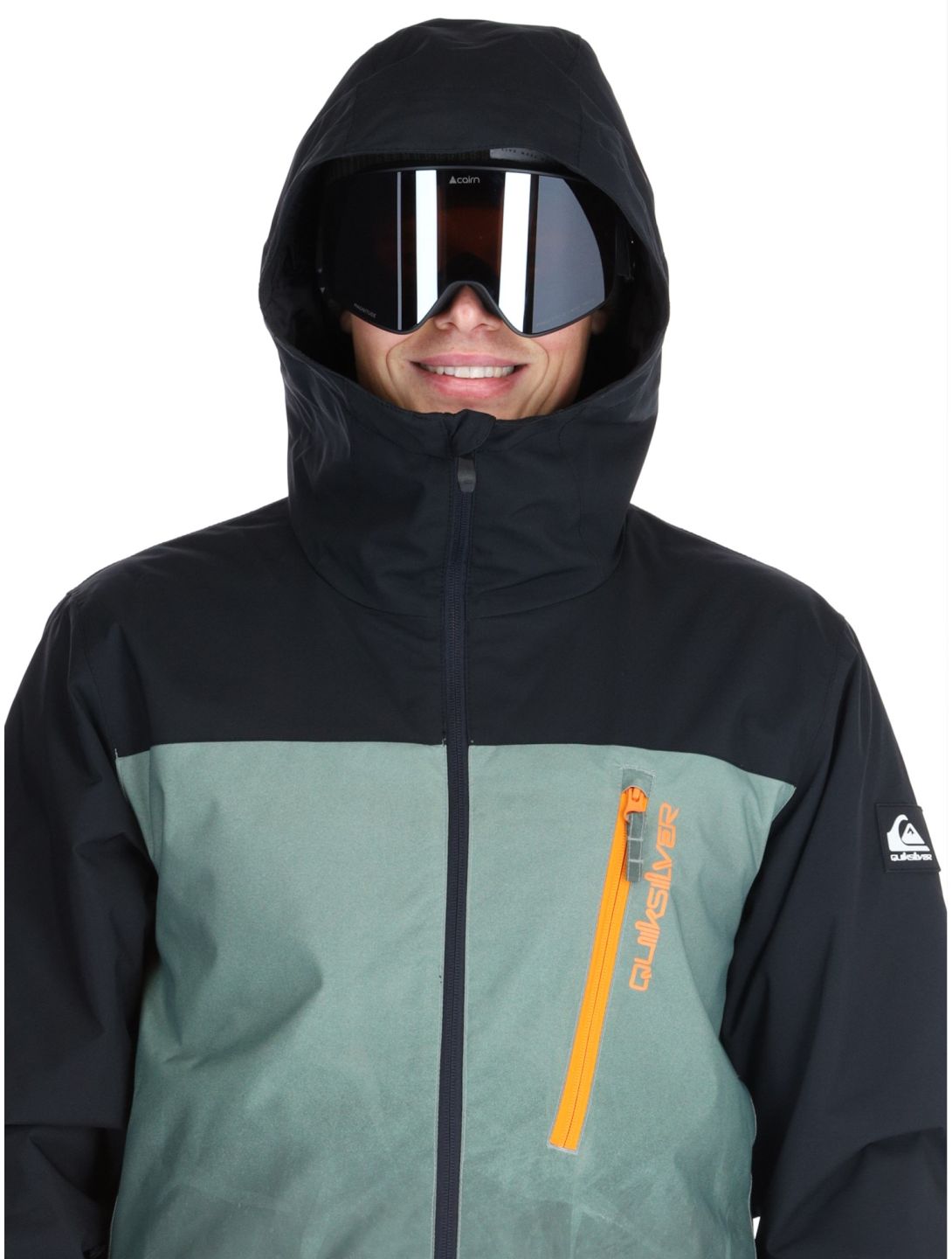 Quiksilver, Morton ski-jas heren Gradient Iced Sea Spray groen, zwart 