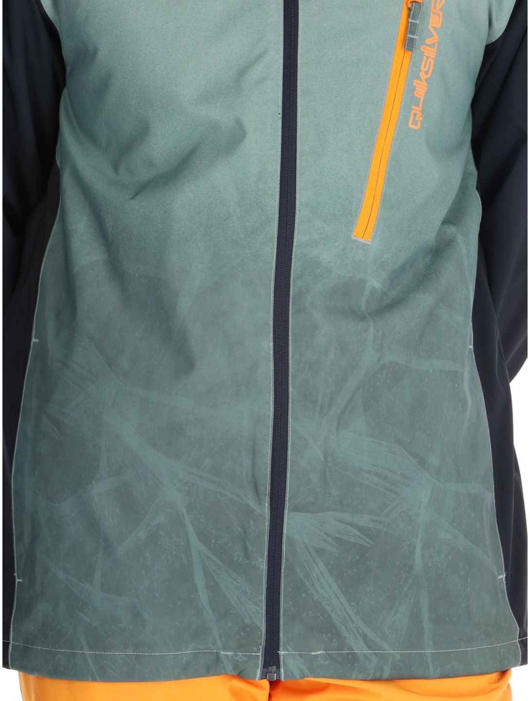 Quiksilver, Morton ski-jas heren Gradient Iced Sea Spray groen, zwart 