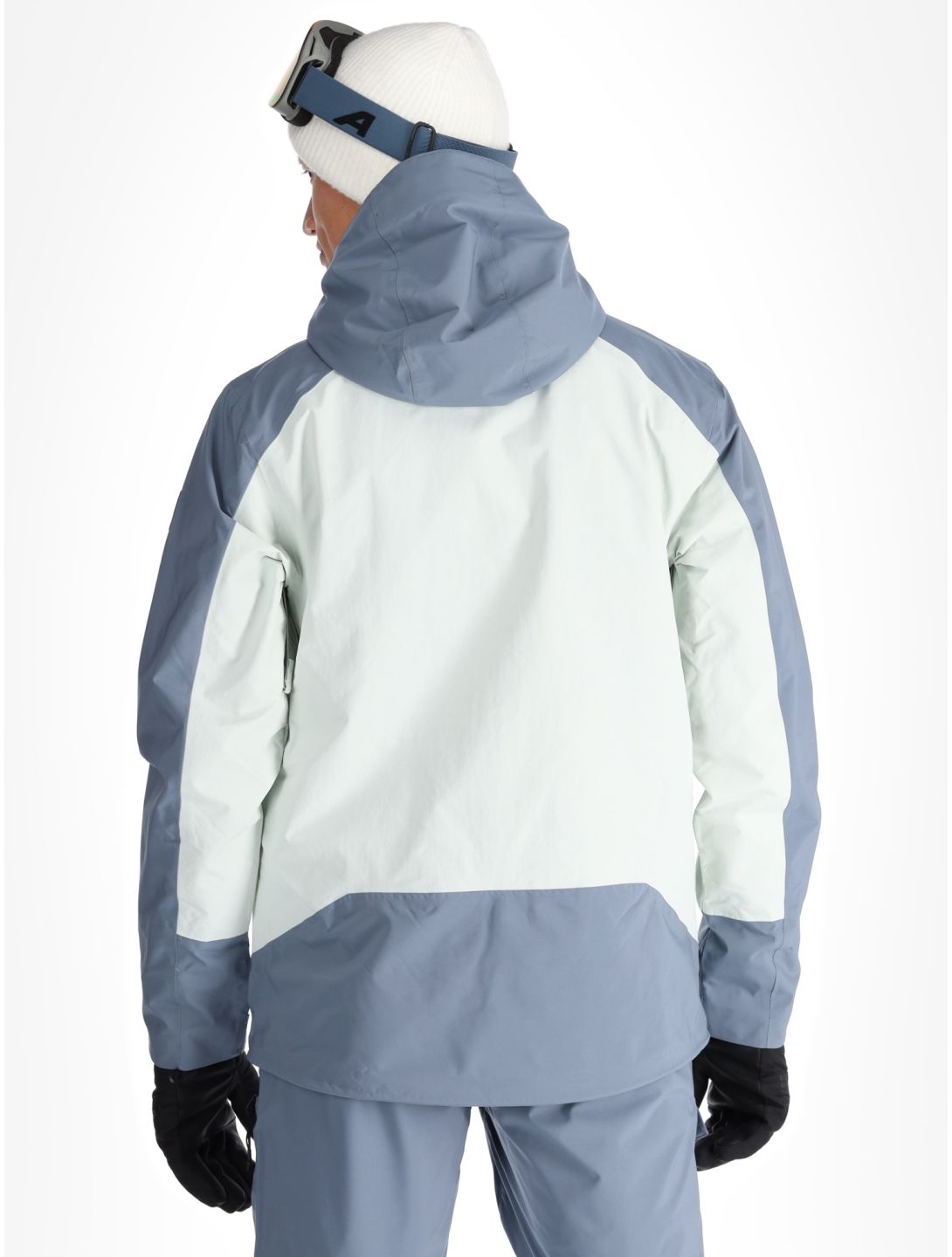 Quiksilver, Muldrow ski-jas heren Flint Stone grijs, wit 