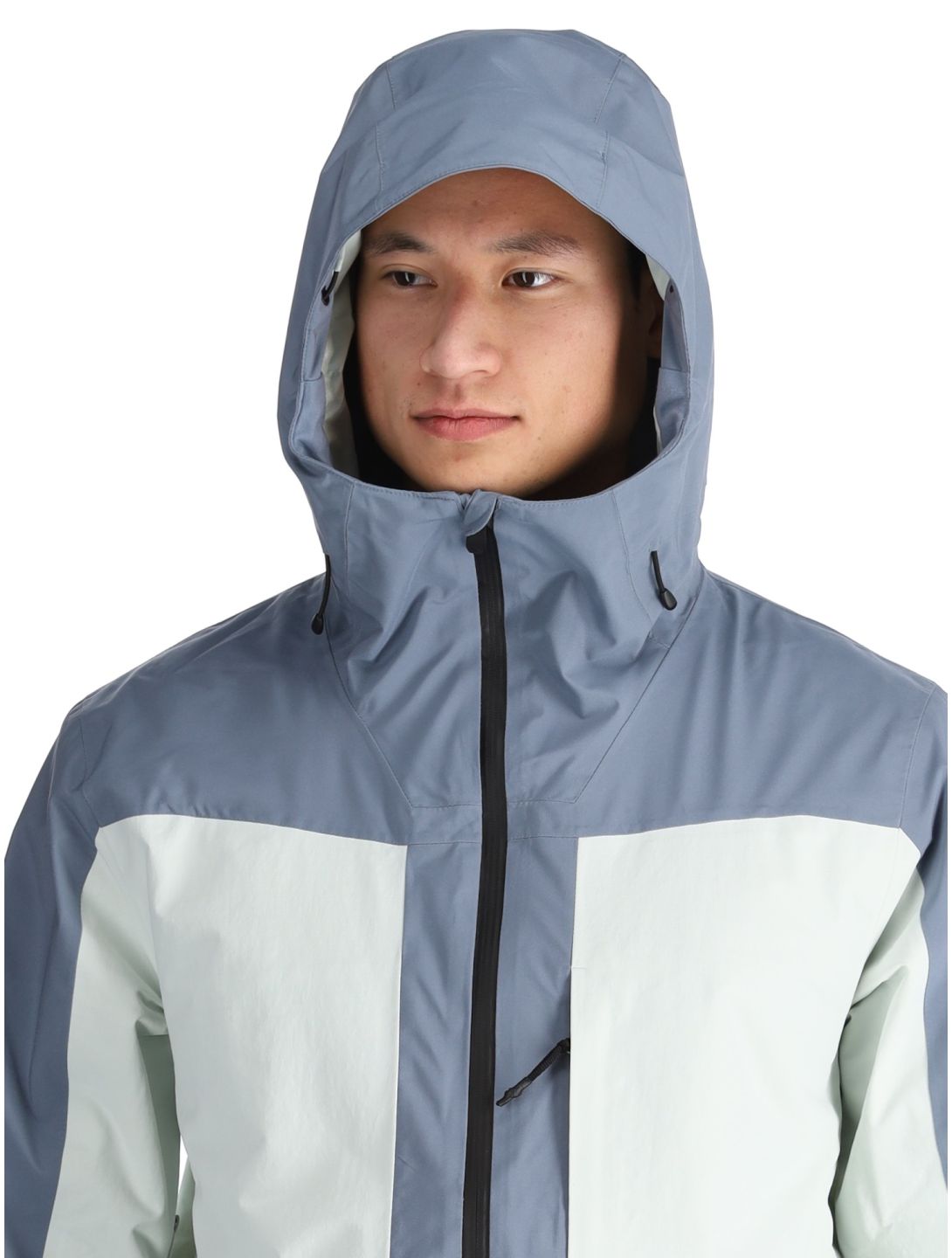 Quiksilver, Muldrow ski-jas heren Flint Stone grijs, wit 