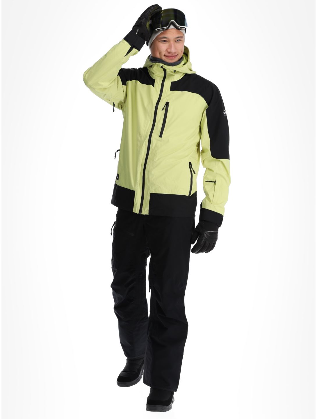 Quiksilver, Ultralight 20K ski-jas heren Celery Green groen, zwart 