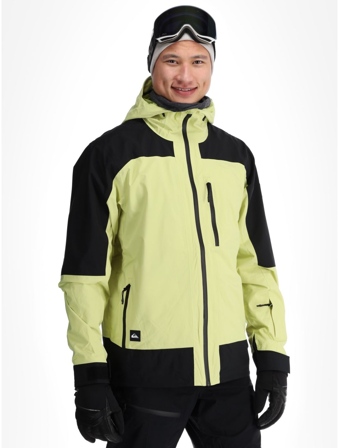 Quiksilver, Ultralight 20K ski-jas heren Celery Green groen, zwart 