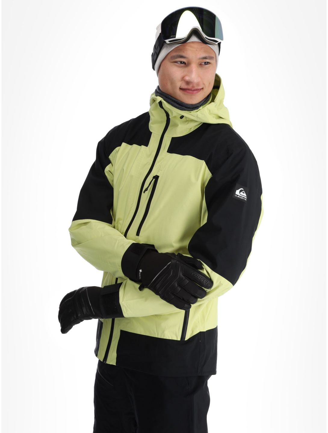 Quiksilver, Ultralight 20K ski-jas heren Celery Green groen, zwart 