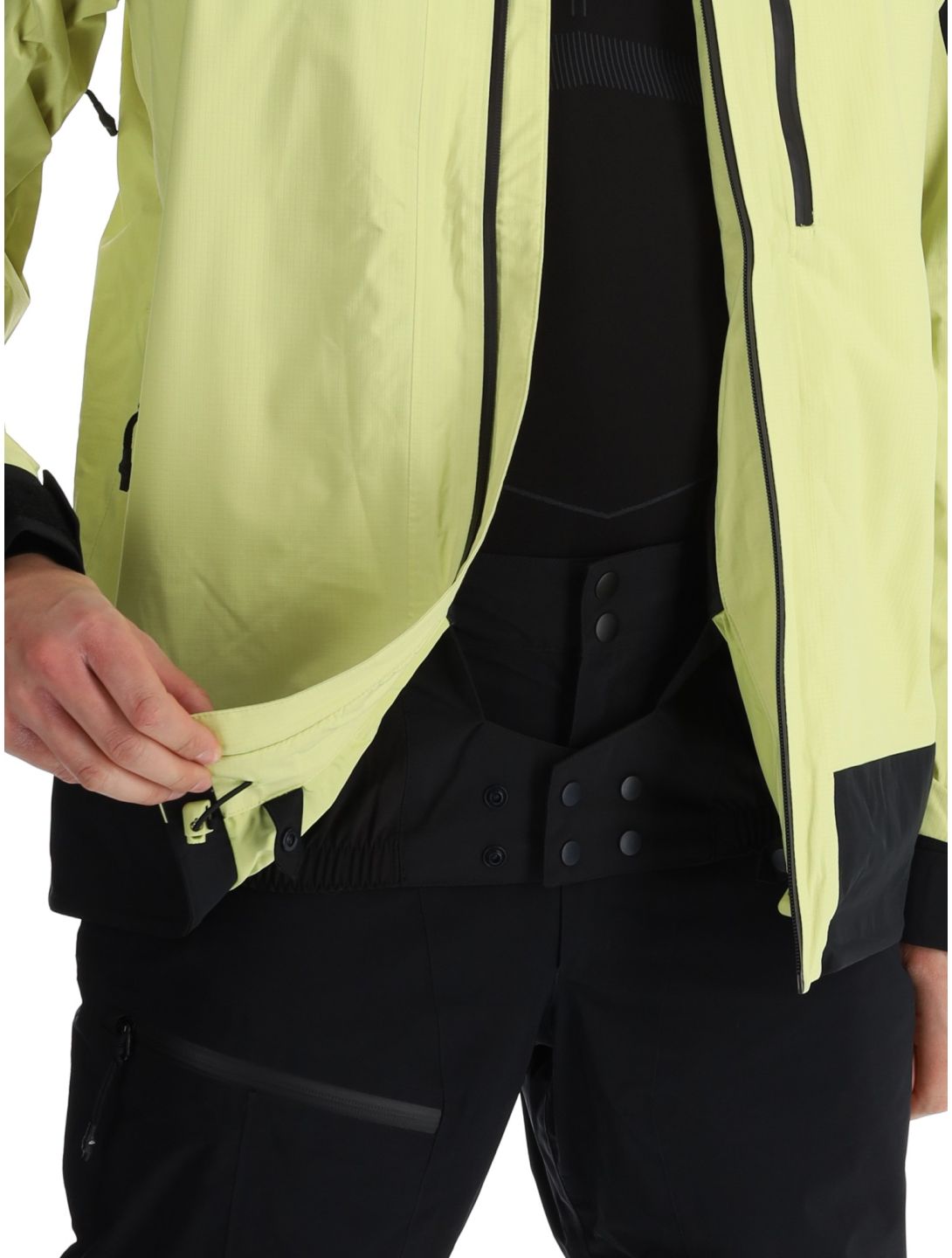 Quiksilver, Ultralight 20K ski-jas heren Celery Green groen, zwart 