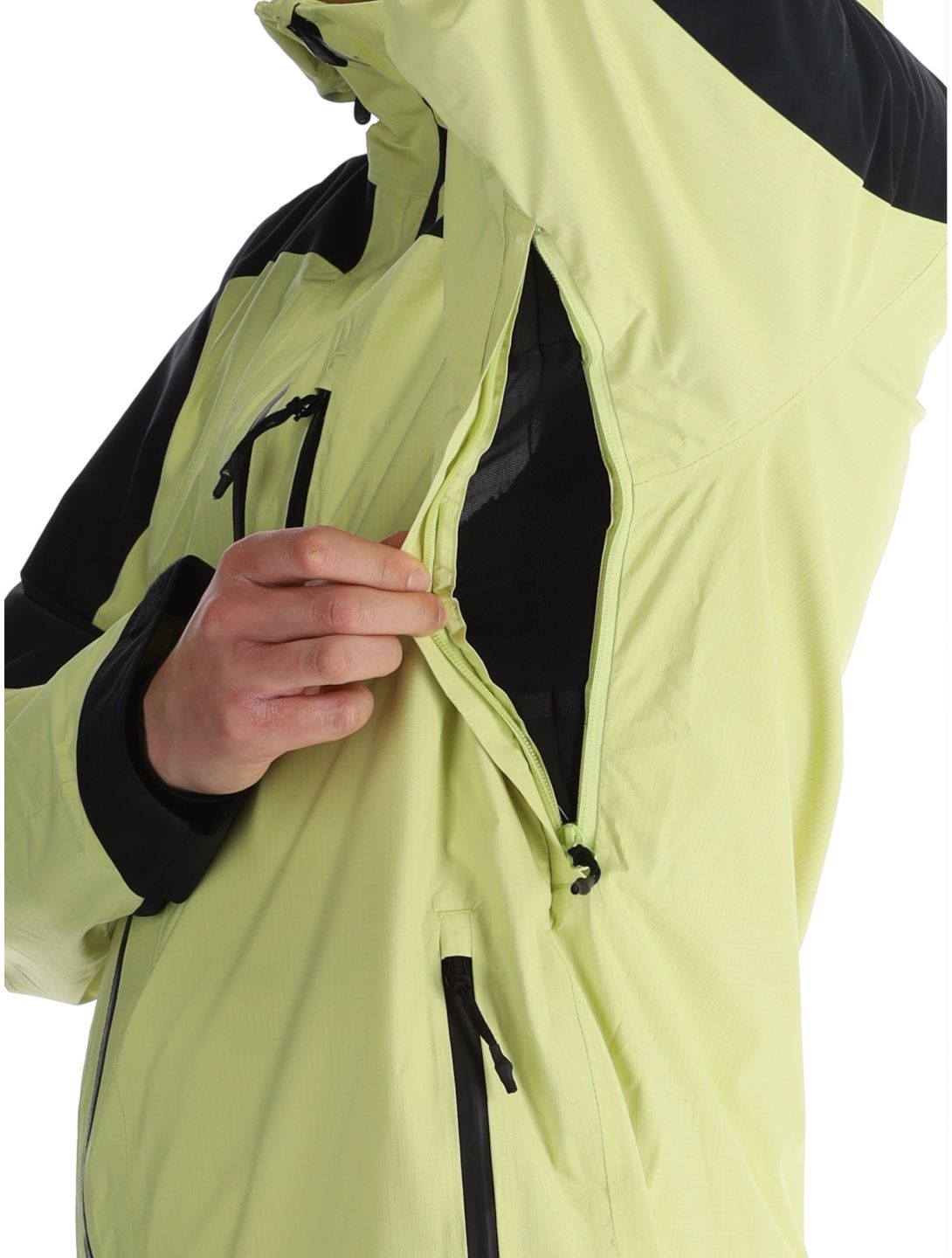 Quiksilver, Ultralight 20K ski-jas heren Celery Green groen, zwart 