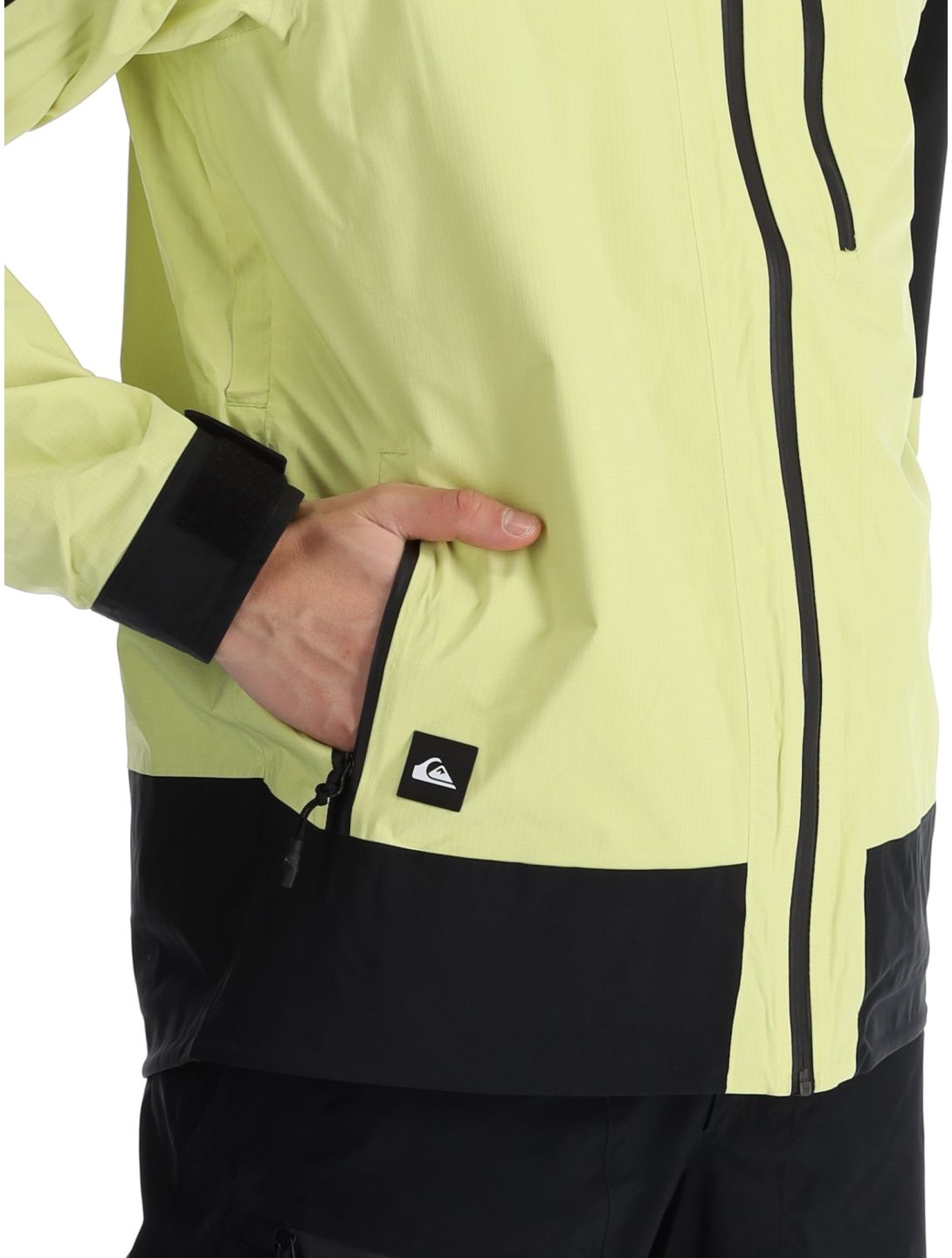 Quiksilver, Ultralight 20K ski-jas heren Celery Green groen, zwart 