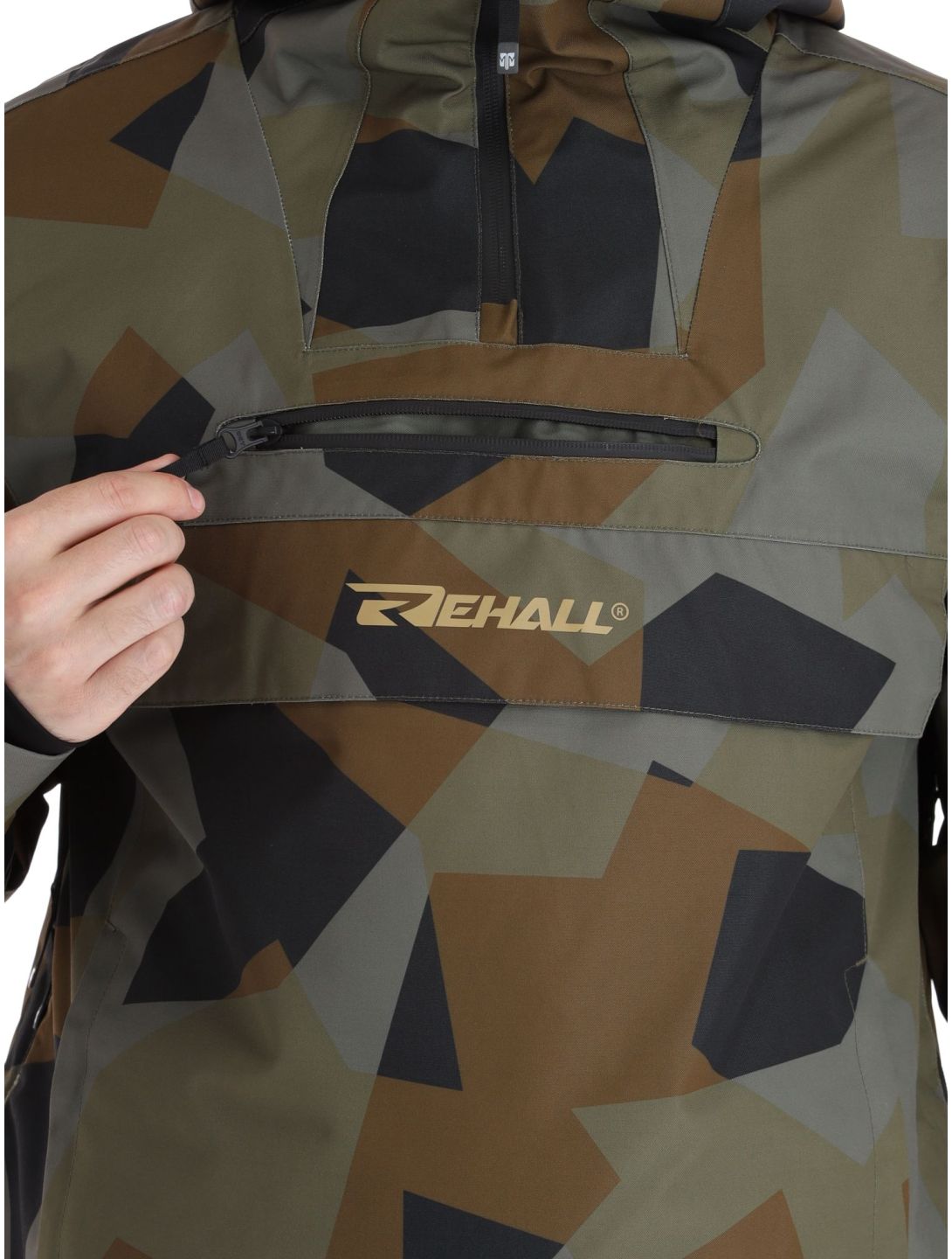 Rehall, Artrix-R winter anorak heren Camo Olive groen 