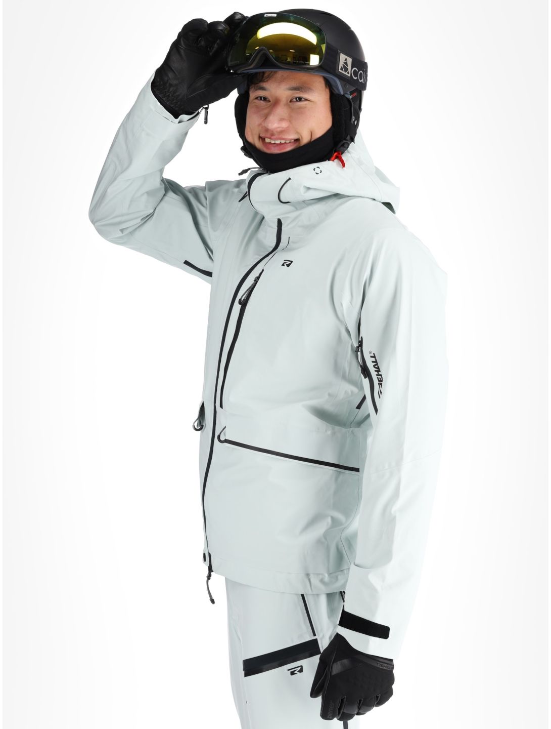 Rehall, Arvon-R hardshell ski-jas heren Light Grey grijs 