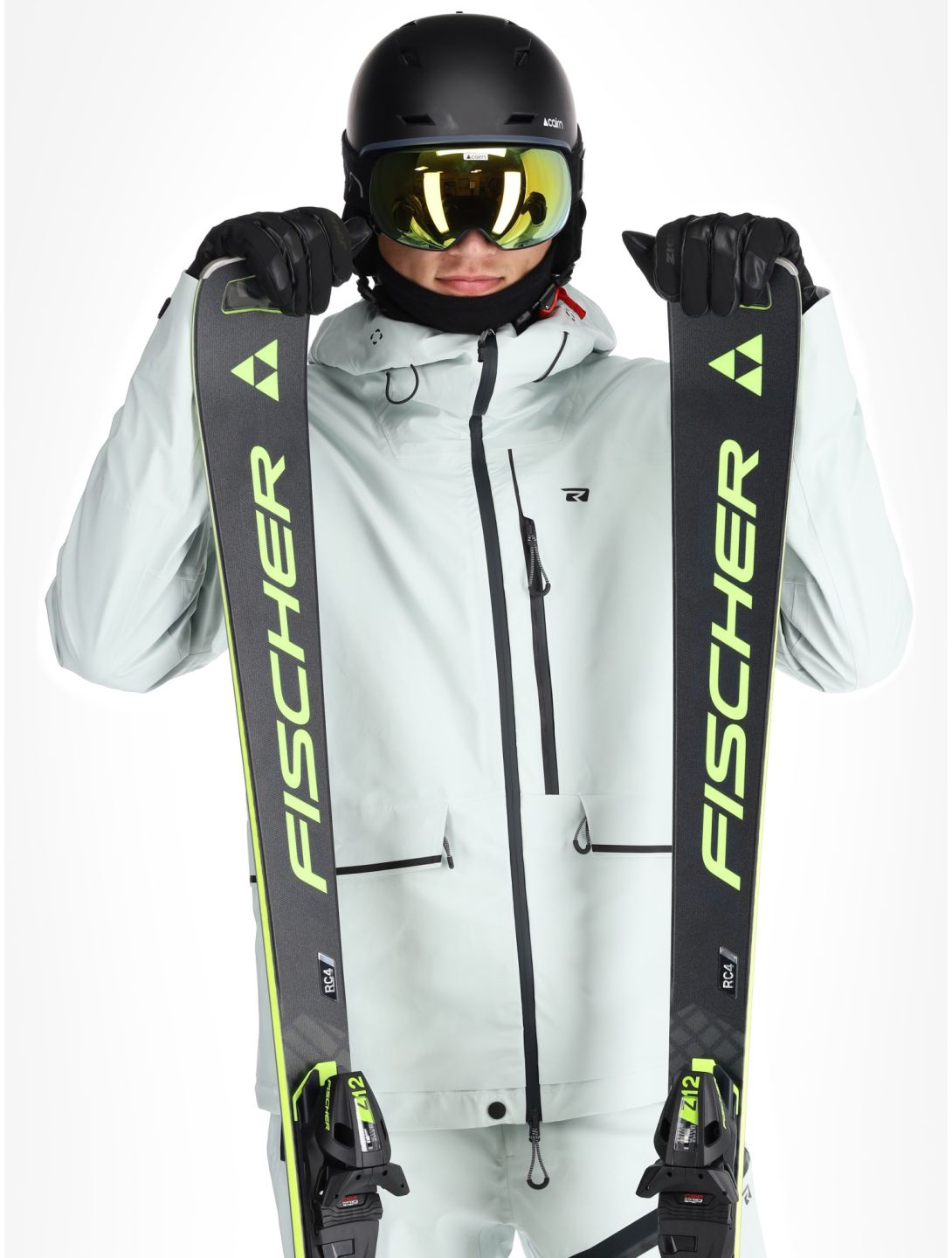 Rehall, Arvon-R hardshell ski-jas heren Light Grey grijs 