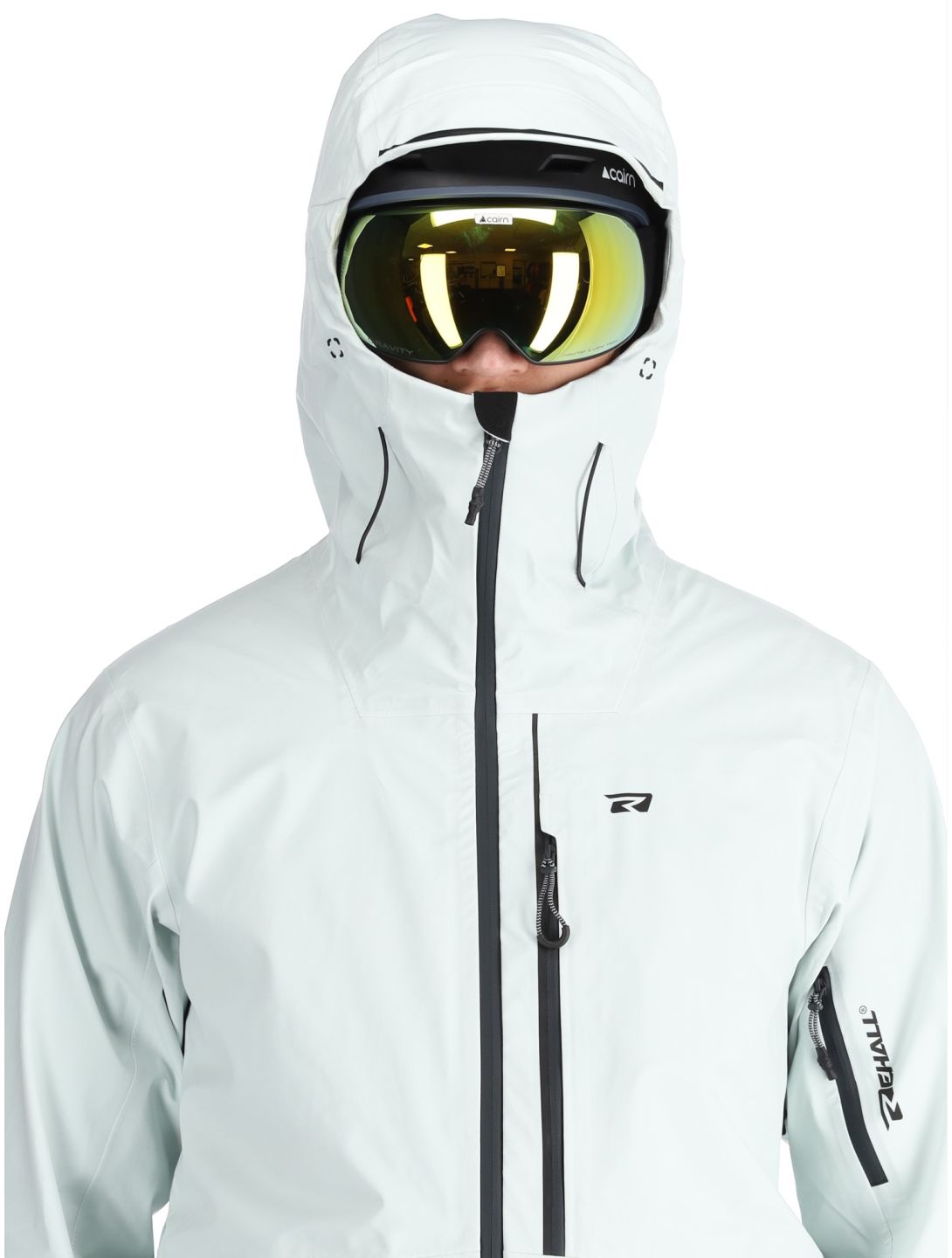 Rehall, Arvon-R hardshell ski-jas heren Light Grey grijs 