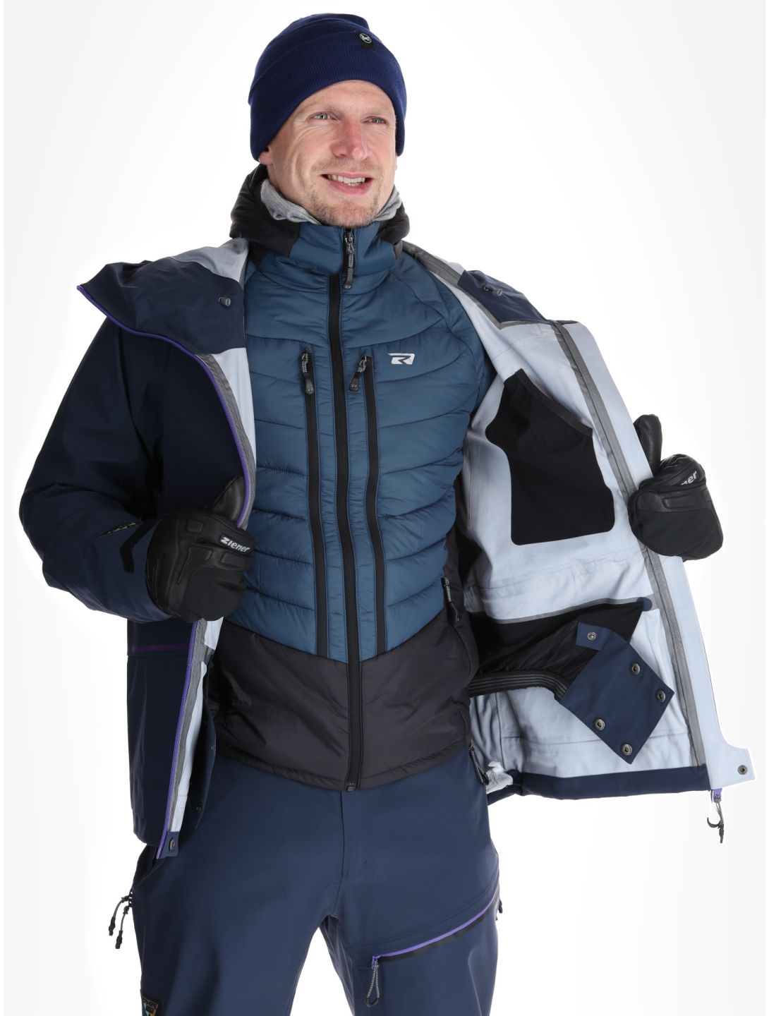 Rehall, Arvon-R hardshell ski-jas heren Navy blauw 