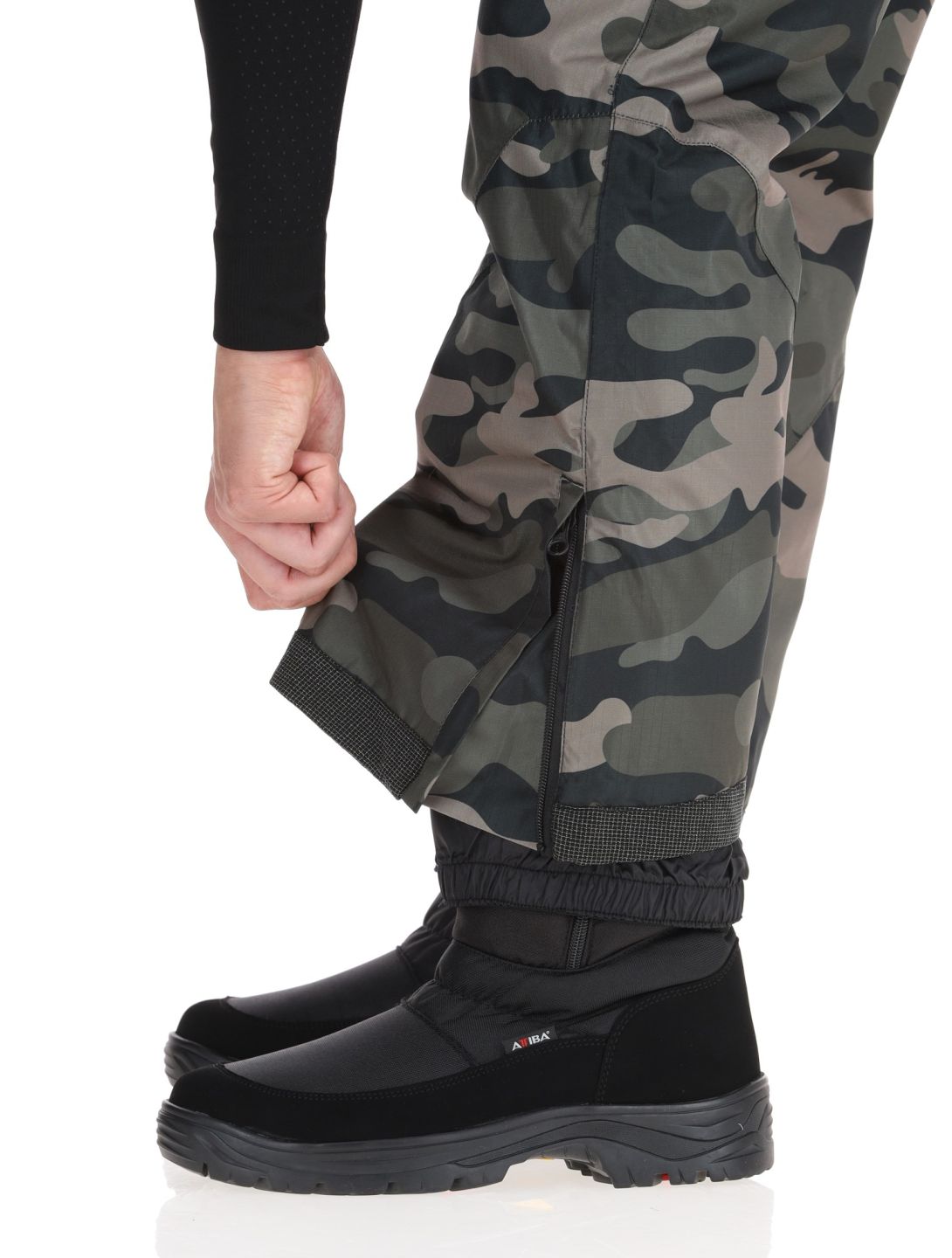 Rehall, Backbone-R skibroek heren Camo Black groen, zwart 