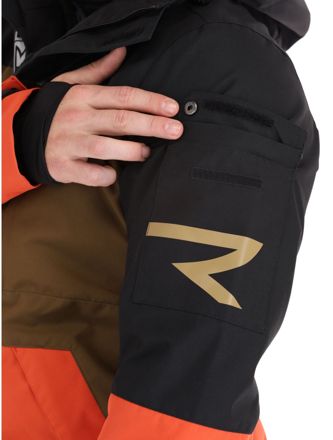 Rehall, Carls-R ski-jas heren Rust blauw, bruin, oranje 