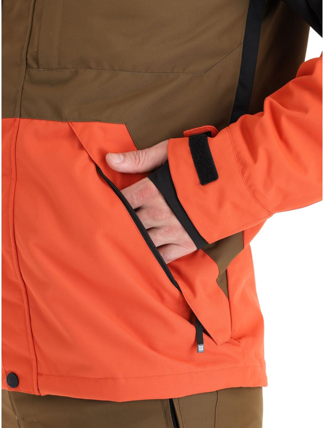 Rehall, Carls-R ski-jas heren Rust blauw, bruin, oranje 