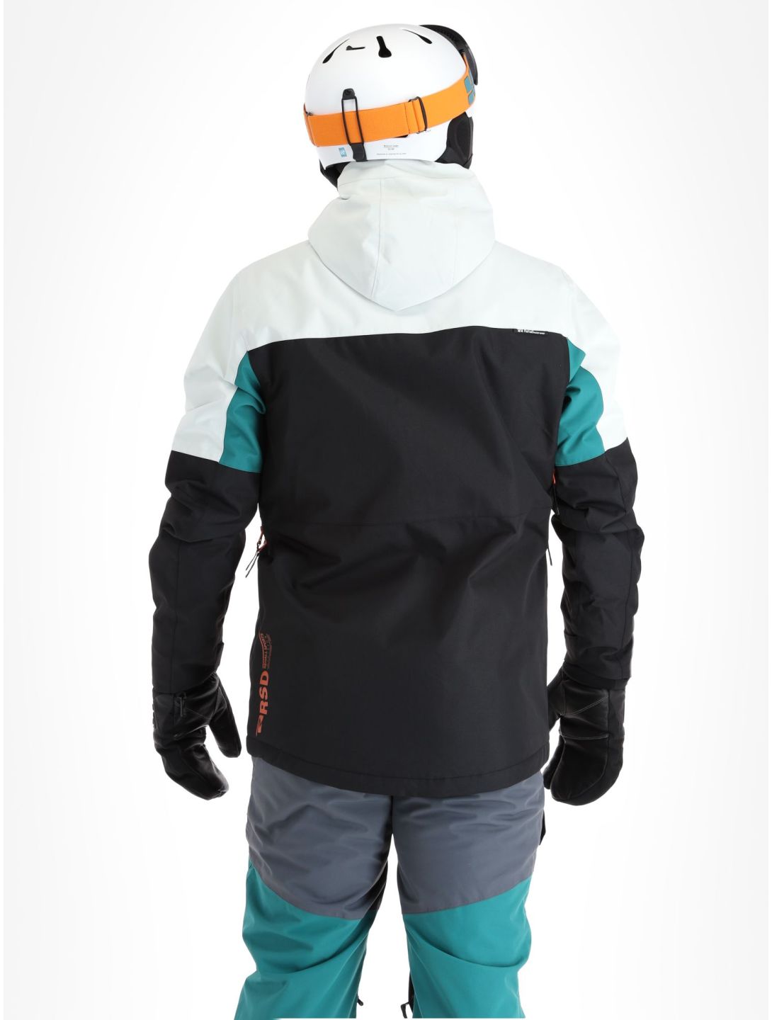 Rehall, Cropp-R ski-jas heren Teal green blauw, wit, zwart 