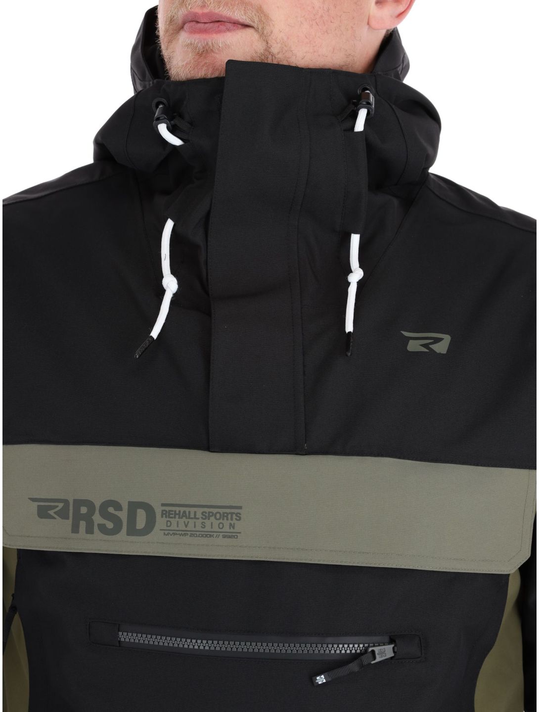 Rehall, Dennis-R winter anorak heren Black groen, zwart 