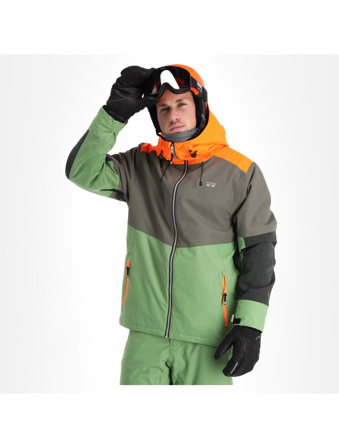 Rehall Dragon R ski jas heren neon oranje SkiWebShop