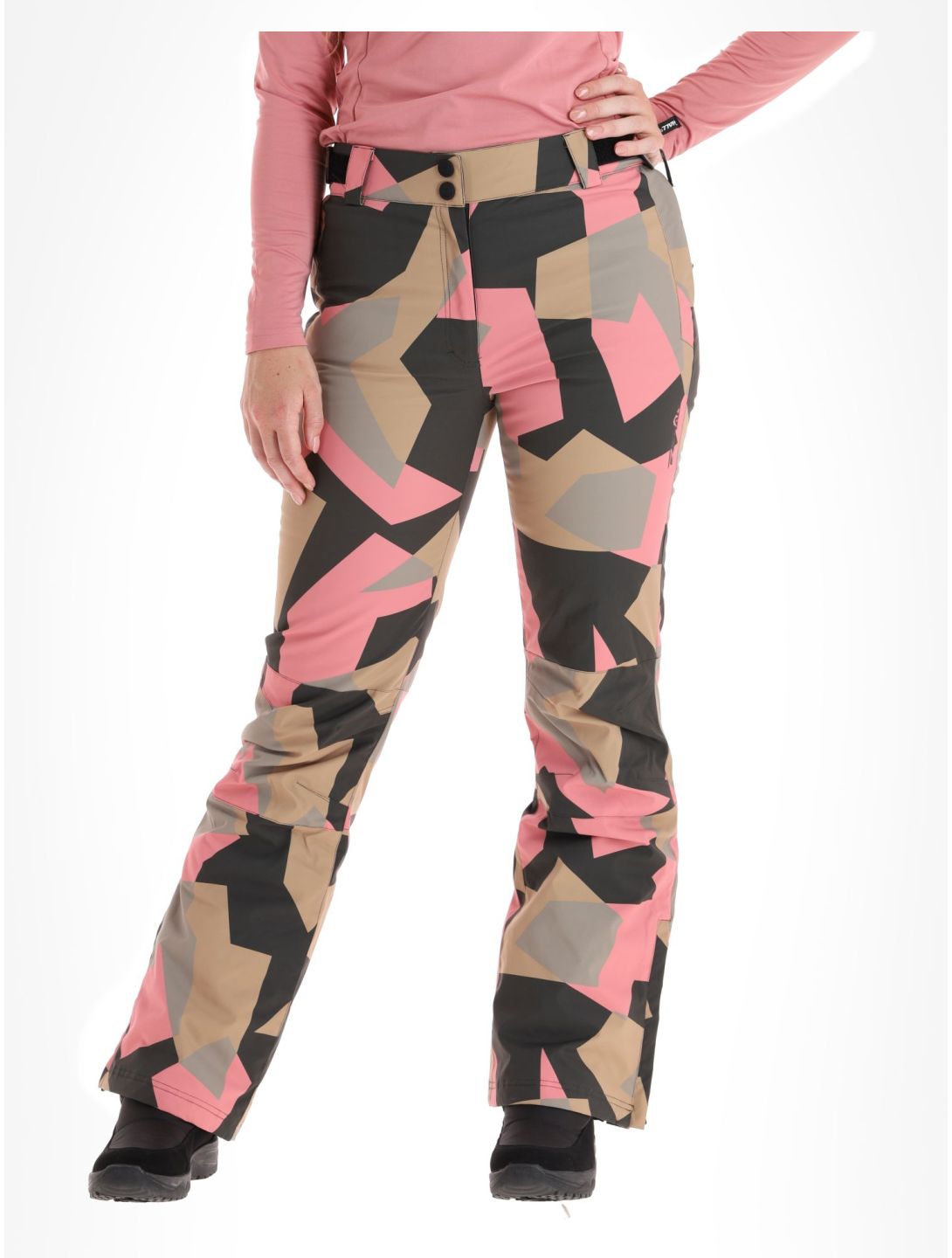 Rehall, Eva-R skibroek dames Camo Rose roze 