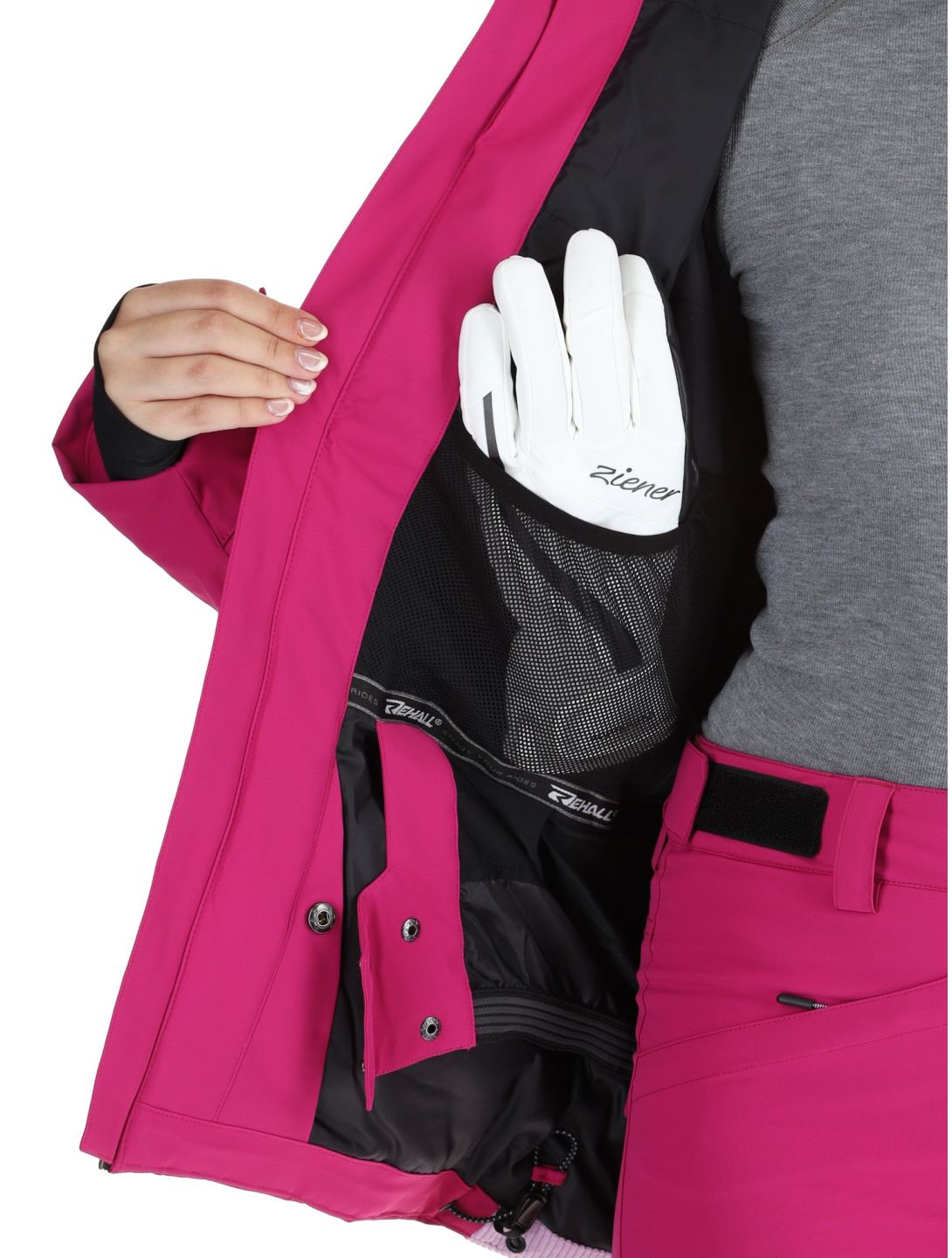 Rehall, Faye-R ski-jas dames Festival Fuchsia paars, roze 