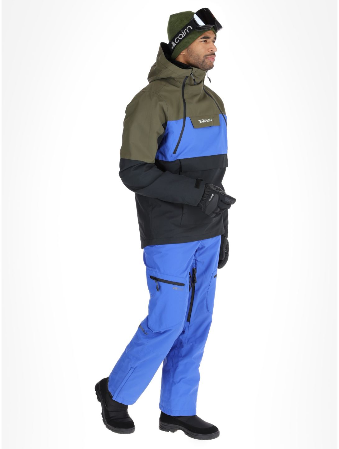 Rehall, Helicon-R ski-jas heren Reflex Blue blauw, groen, zwart 