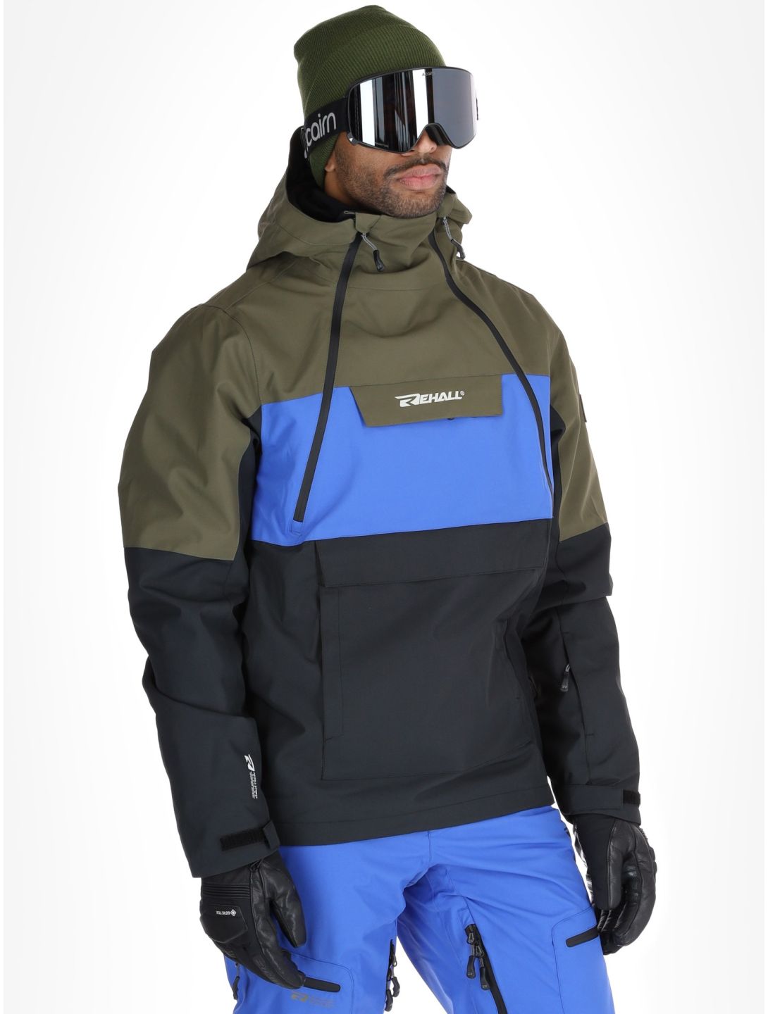 Rehall, Helicon-R ski-jas heren Reflex Blue blauw, groen, zwart 