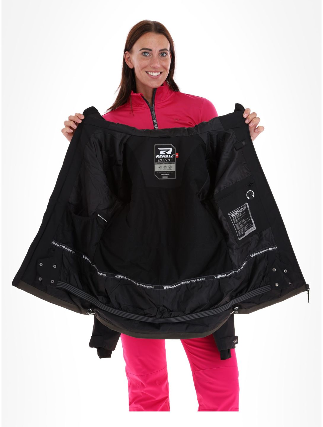 Rehall, June-R ski-jas dames Black zwart 