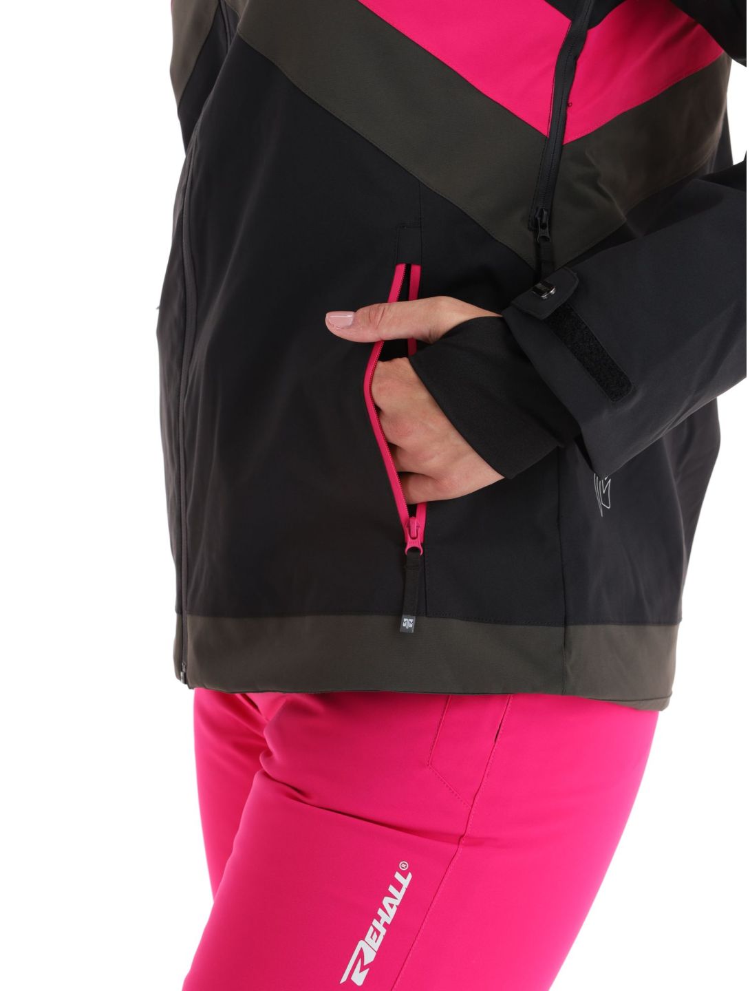 Rehall, June-R ski-jas dames Black zwart 