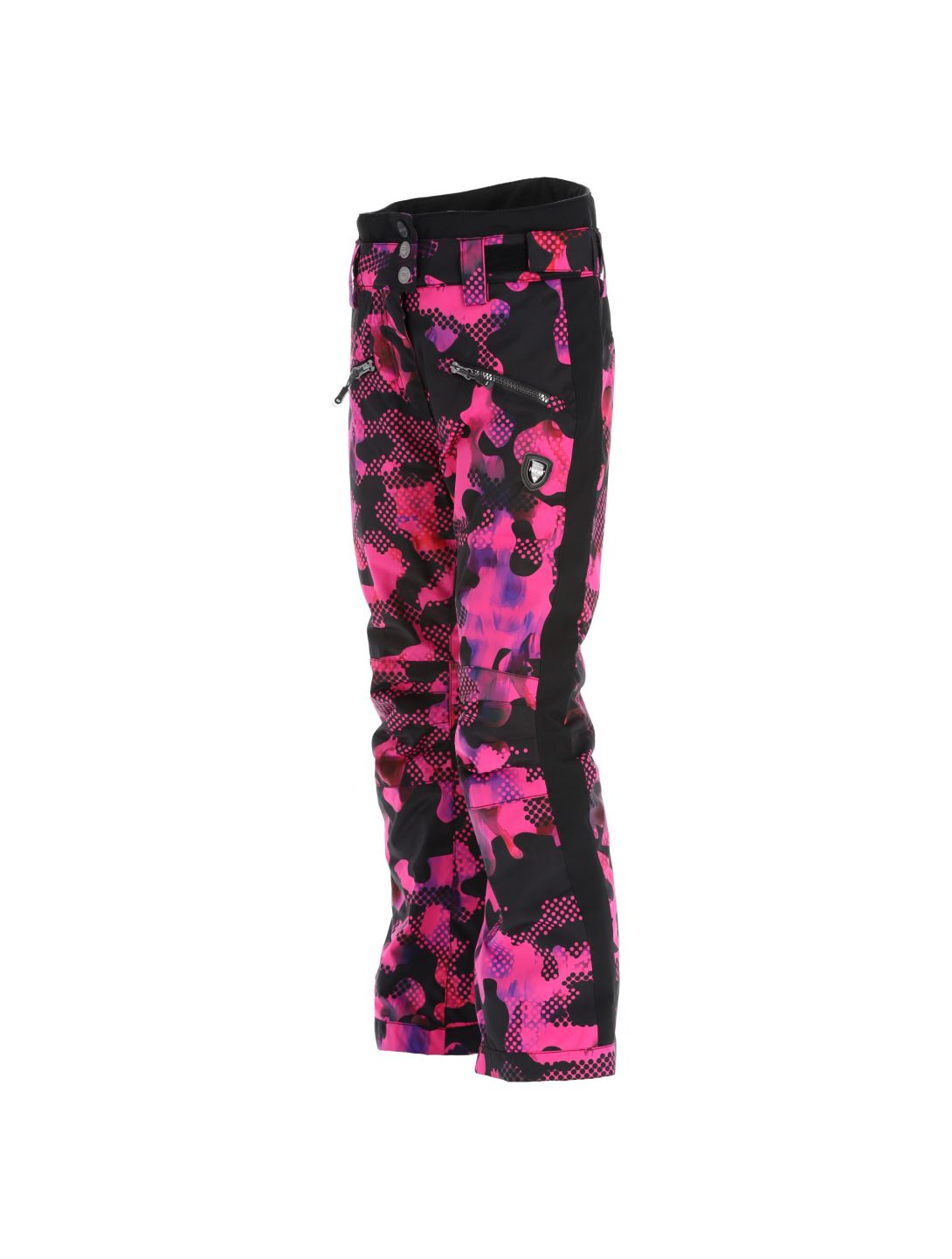 Rehall, Latoya-R-Jr skibroek kinderen popart camo fuchsia Roze